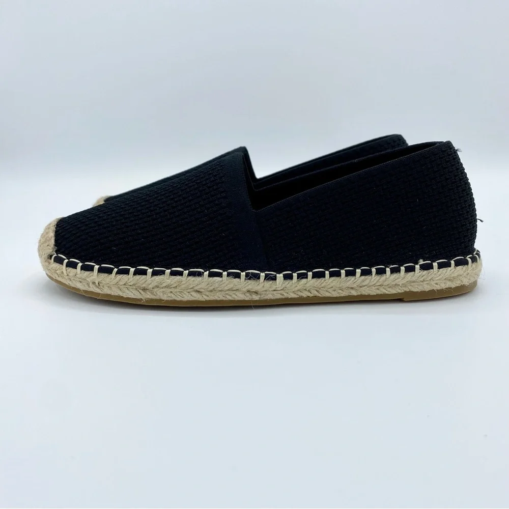 Eileen Fisher Black Live Knit Espadrille Size 5.5